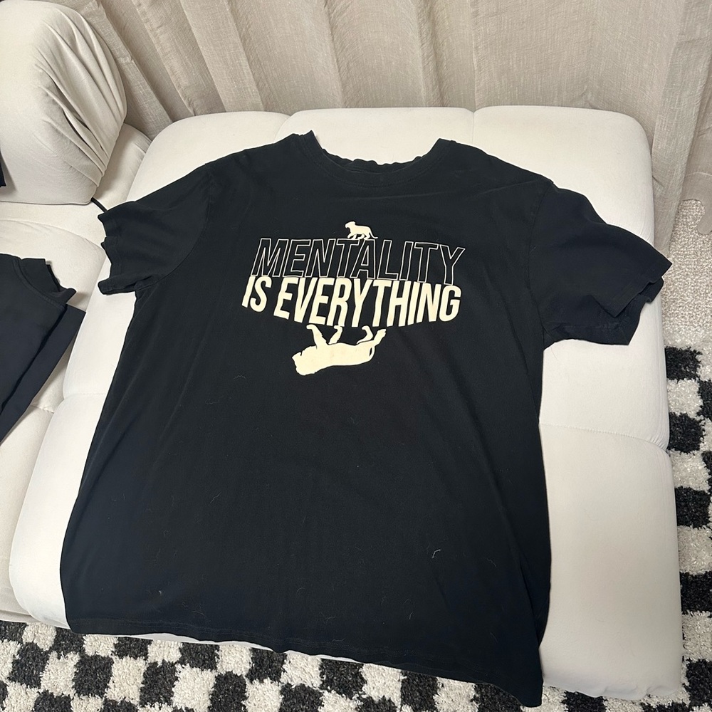 Black Graphic T-Shirt - Mentality is Everything
